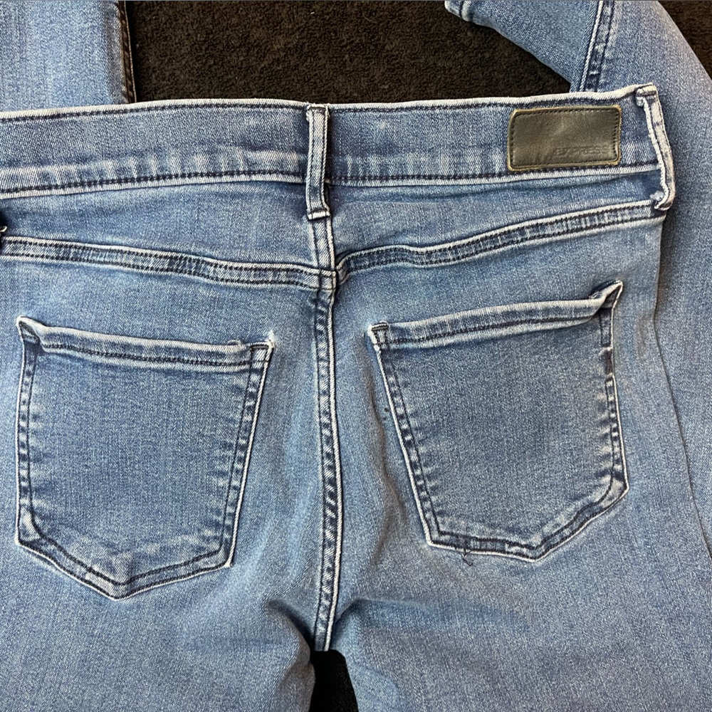Classic Blue Women's Jeans Mid-Rise Legging - Picture 5 of 6